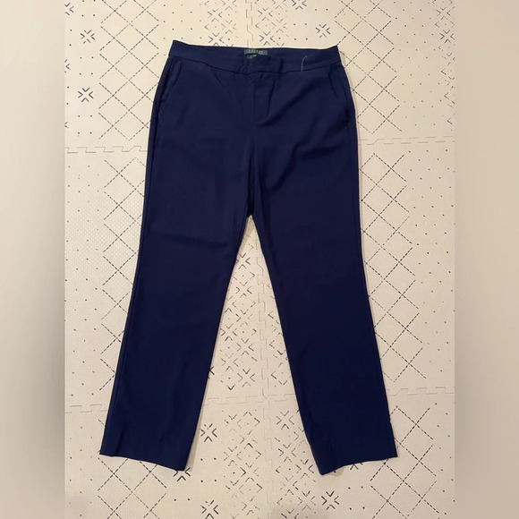 Ralph Lauren Edita‎ wool pants size 10 navy blue - Picture 1 of 5